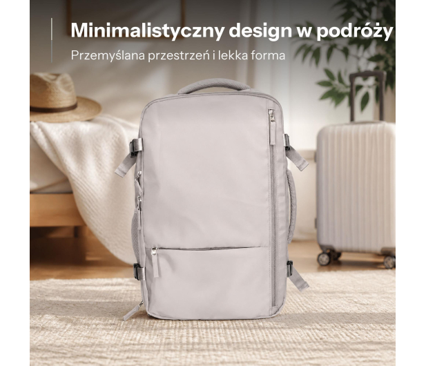 ExtraLink Black Forest by KM03 Szary podręczny kabinowy + kosmetyczka - 1570051 - zdjęcie 7